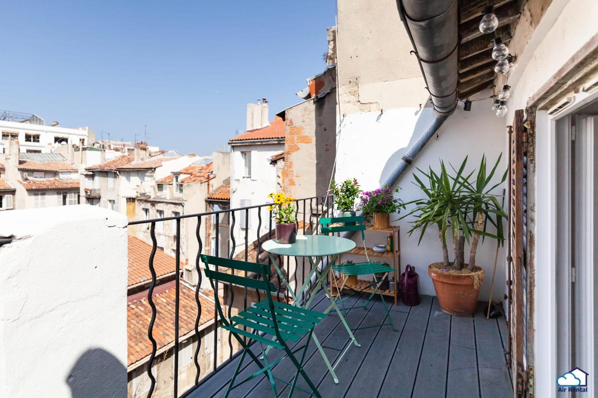 Renovated T3 With Terrace And Ac Extreme Center - Air Apartment